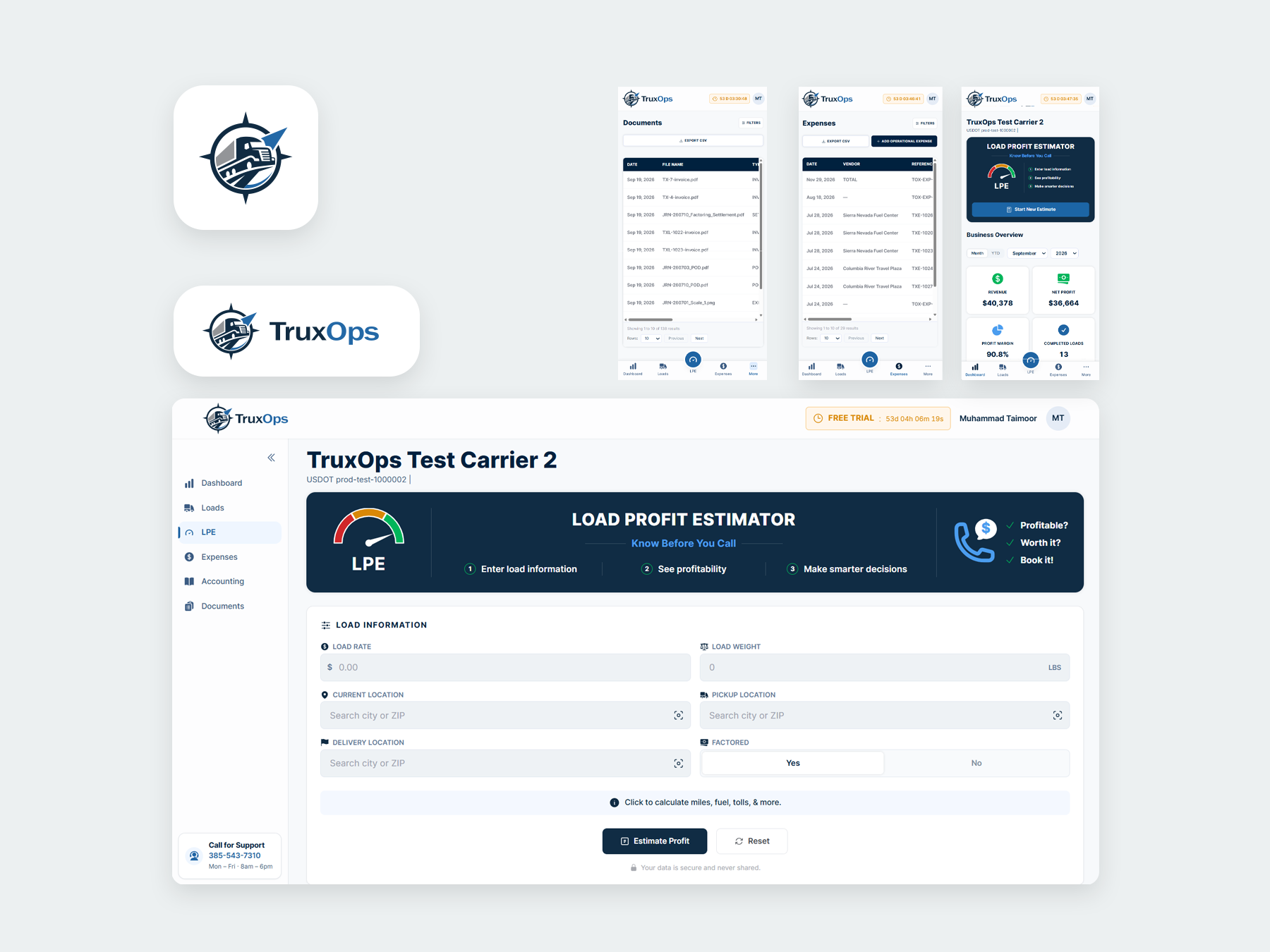 TruxOps project screenshot